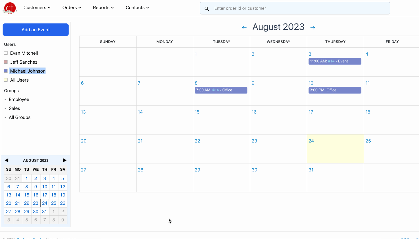 Change user theme.